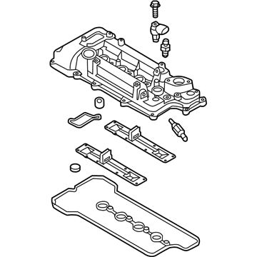 Hyundai 22410-2B600 Cover Assembly-Rocker