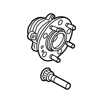 Hyundai 52730-N9000 Hub & Bearing Assy-RR