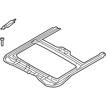 Hyundai 81610-AA000 Frame Assembly-SUNROOF