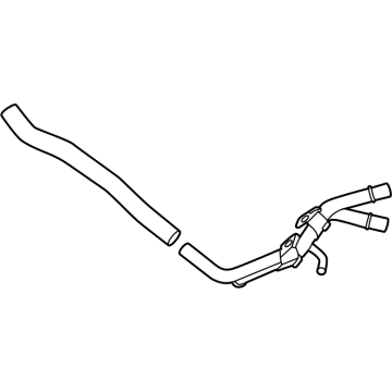 Hyundai 25470-3N100 PIPE & HOSE ASSY-HEATER