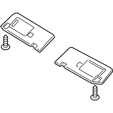 Hyundai 85202-D3110-UUE Sun Visor Assembly, Right
