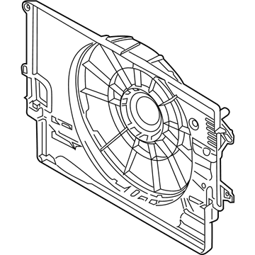 Hyundai Ioniq Fan Shroud - 25350-G7000