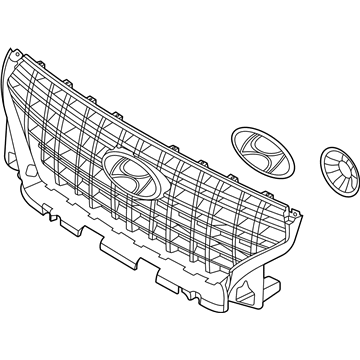 2022 Hyundai Venue Grille - 86350-K2010