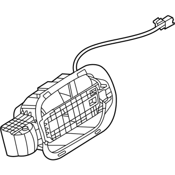 Hyundai Santa Fe Hybrid Fuel Filler Housing - 81595-S2500