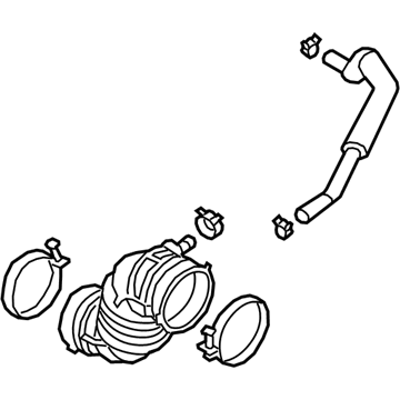 Hyundai 28140-H9250 Hose Assembly-Air Intake