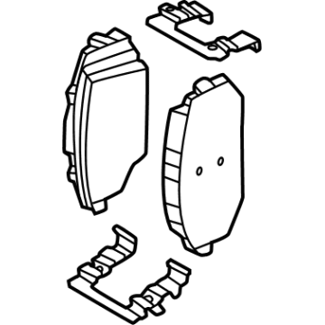 2023 Hyundai Ioniq 5 Brake Pad Set - 58101-GIA00