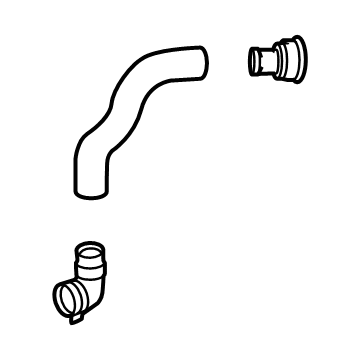 2022 Hyundai Santa Fe Hybrid Radiator Hose - 25415-CL000