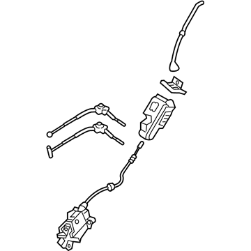 Hyundai Genesis G90 Door Latch Assembly - 81410-D2011