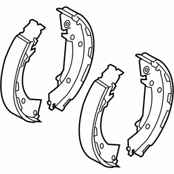 2022 Hyundai Accent Parking Brake Shoe - 58350-H9A00