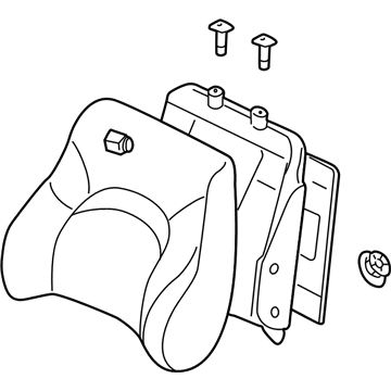 Hyundai 88300-38500-GBN Back Assembly-Front Seat,LH