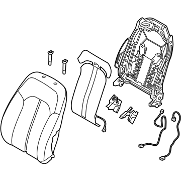 Hyundai 88300-C2KB0-X2G Back Assembly-Front Seat Driver