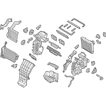 Hyundai 97205-G7010 Heater & Evaporator Assembly