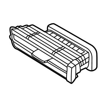 Hyundai 97480-L1000-SRF Duct Assembly-Side Air Vent,LH