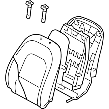 Hyundai 88302-3J471-WKH Back Assembly-Front Seat Passenger