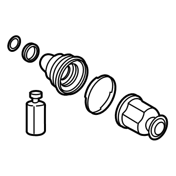 Hyundai 49535-F2700 Joint Kit-Front Axle Differential Side,RH