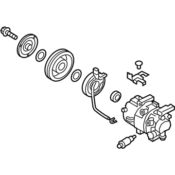 2019 Hyundai Accent A/C Compressor - 97701-H9150