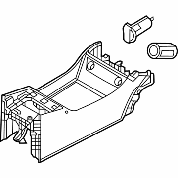 2021 Hyundai Santa Fe Hybrid Center Console Base - 84610-S1AA0-NNB