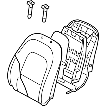 Hyundai 88303-3J270-R7D Back Assembly-Front Seat Driver