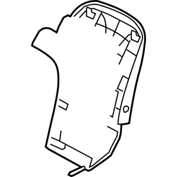 Hyundai 88393-3J400-WKH Cover Assembly-Front Back(Driver)