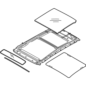 2022 Hyundai Tucson Sunroof - 81610-N9000