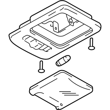 Hyundai 92800-4B000-YL Room Lamp Assembly