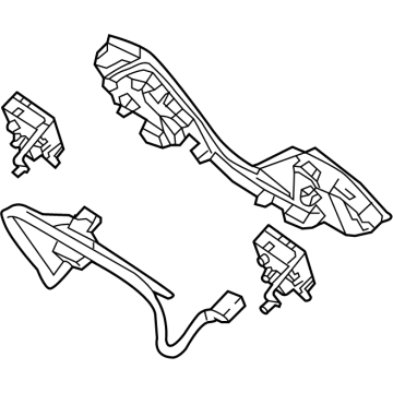 Hyundai 96700-J0220-RDR Steering Remote Control Switch Assembly