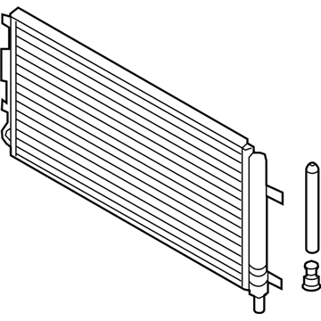 2022 Hyundai Veloster N A/C Condenser - 97606-K9000