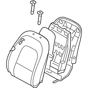 Hyundai 88302-3J060-R7D Back Assembly-Front Seat Passenger