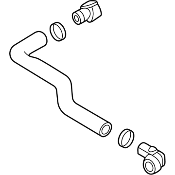 Hyundai Genesis G90 Radiator Hose - 25414-T1100