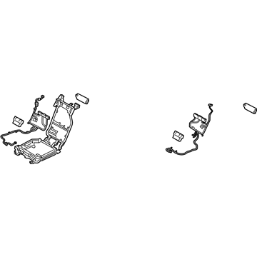 Hyundai 89600-D2FC3-VHC Track Assembly-Rear Seat RH