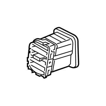 Hyundai 97410-K2000-MMS Duct Assembly-Ctr Air Vent,LH