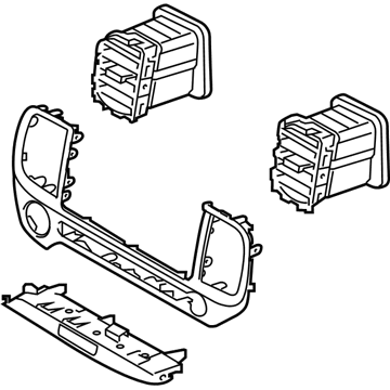 Hyundai 84740-K2BA0-MMS Panel Assembly-Center Facia