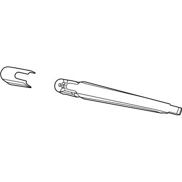 Hyundai 98820-S8000 Rear Wiper Arm & Head Cap Assembly