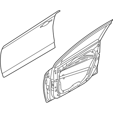 Hyundai 76004-G2010 Panel Assembly-Front Door,RH