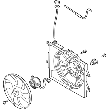 2023 Hyundai Venue Fan Motor - 25380-K2000