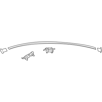 Hyundai 87230-GI000 MOULDING ASSY-ROOF,LH