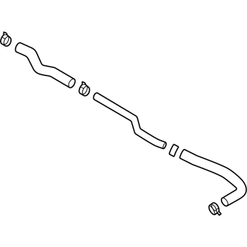 Hyundai 25435-BY000 Hose Assembly-Inverter Radiator,Up