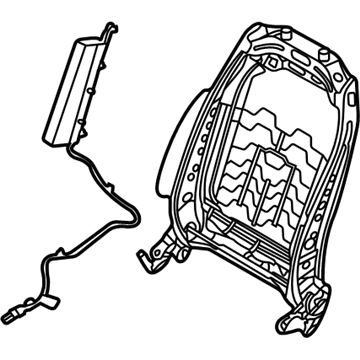 Hyundai 88410-K9115 FRAME ASSY-FR SEAT BACK RH