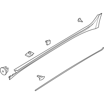 Hyundai 87751-L1100 Moulding Assembly-Side Sill,LH