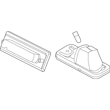 Hyundai 92501-S8020 Lamp Assembly-License Plate