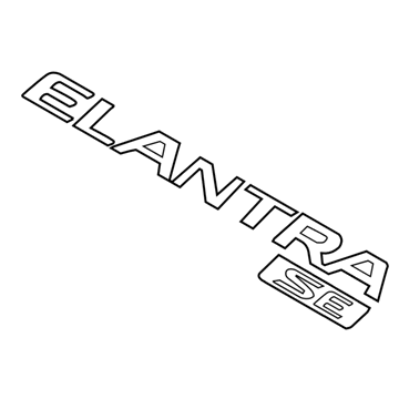 Hyundai 86315-F2200 Emblem-Elantra Se