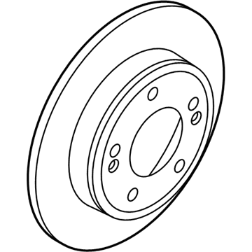 2021 Hyundai Kona Brake Disc - 58411-B2500