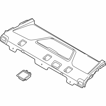 Hyundai 85610-T1CD0-NBD TRIM ASSY-PACKAGE TRAY