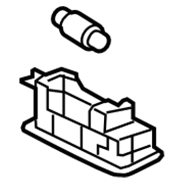 Hyundai 92891-3S000-8M Vanity Lamp Assembly, Left