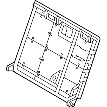 Hyundai 89410-KL500 PANEL ASSY-REAR SEAT BACK,RH