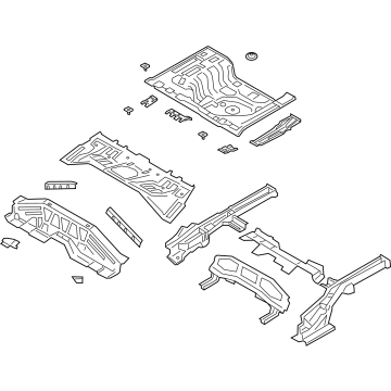 2020 Hyundai Venue Floor Pan - 65500-K2100