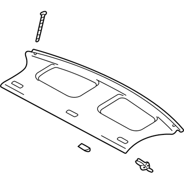 Hyundai 85930-25650-ZE Trim Assembly-Covering Shelf Center