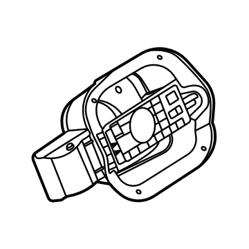 Hyundai Sonata Hybrid Fuel Filler Housing - 81595-L1010