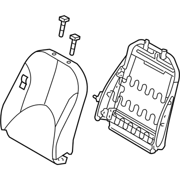 Hyundai 88300-1R350-N2D Back Assembly-Front Seat Driver