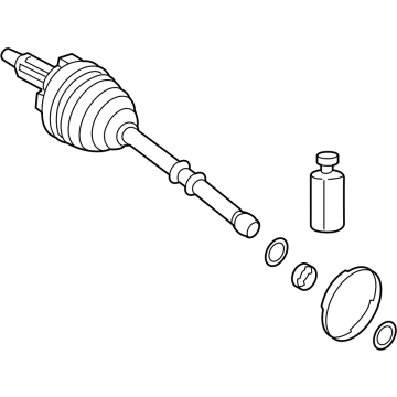 Hyundai 495R1-DS000 JOINT & SHAFT KIT-WHEEL SIDE,R